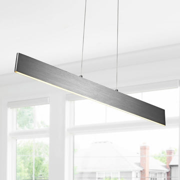 Draper Dimmable Adjustable Integrated LED Metal Linear Pendant - JONATHAN Y